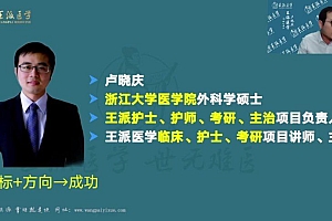 【王派】2023年执业护士直播陪学高端班 网盘下载(34.00G)