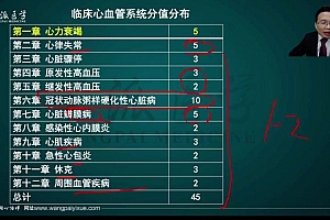 【王派】2023年临床执业医师直播陪学高端班 网盘下载(79.12G)