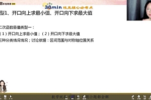 【完结】深圳培优高一核心知识点切片课 网盘下载(26.48G)