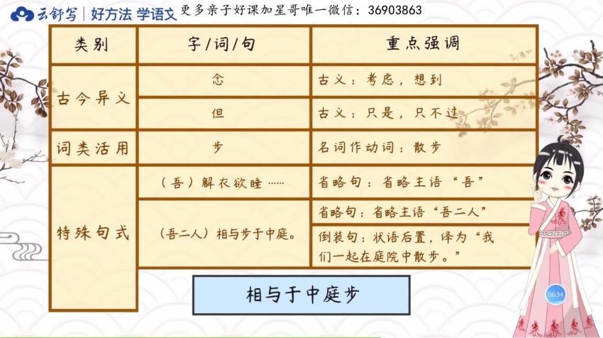 云舒写初中必考文言文40讲 网盘下载(4.93G)