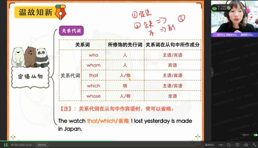 【2021暑】中考英语通用冲顶班（陈浩） 网盘下载(5.16G)